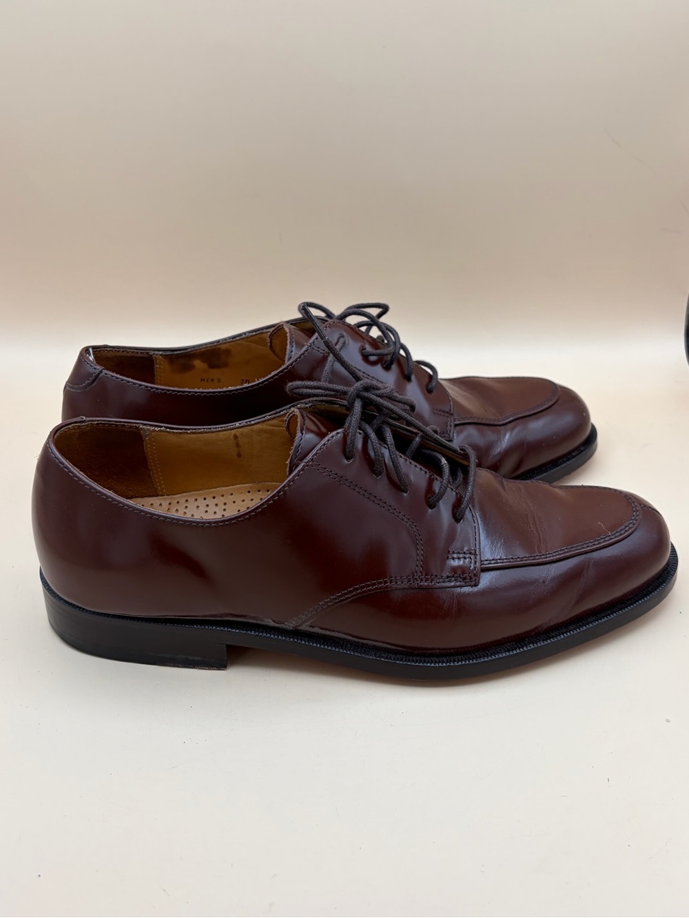 Cole Haan Men’s Dark Brown Leather Derby Oxfords Size 7D